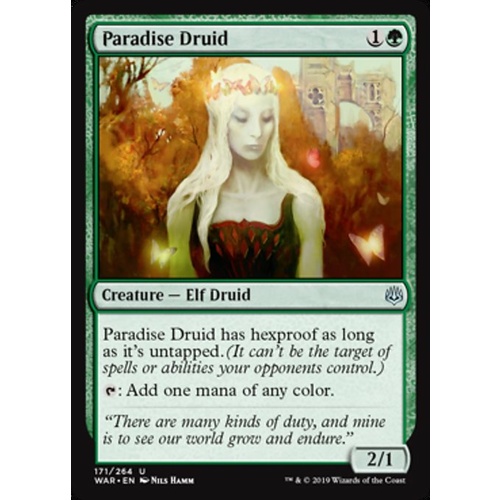 Paradise Druid FOIL - WAR