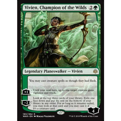 Vivien, Champion of the Wilds FOIL - WAR