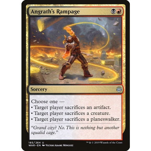Angrath's Rampage FOIL - WAR