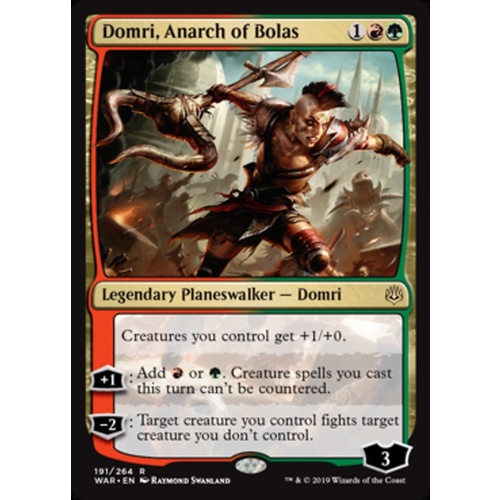 Domri, Anarch of Bolas FOIL - WAR