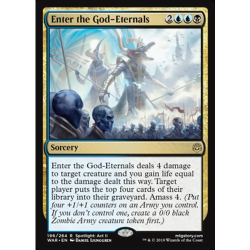 Enter the God-Eternals FOIL - WAR