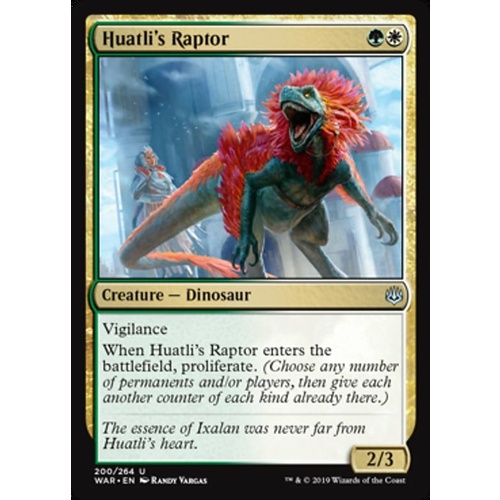 Huatli's Raptor FOIL - WAR