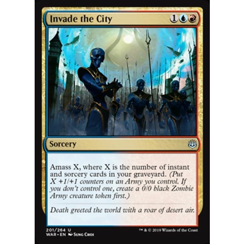 Invade the City FOIL - WAR