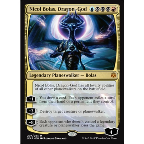 Nicol Bolas, Dragon-God FOIL - WAR
