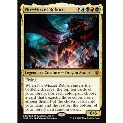 Niv-Mizzet Reborn FOIL - WAR