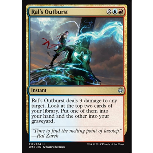 Ral's Outburst FOIL - WAR