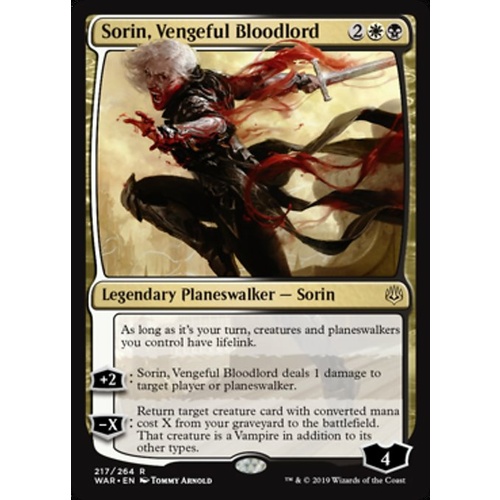 Sorin, Vengeful Bloodlord FOIL - WAR