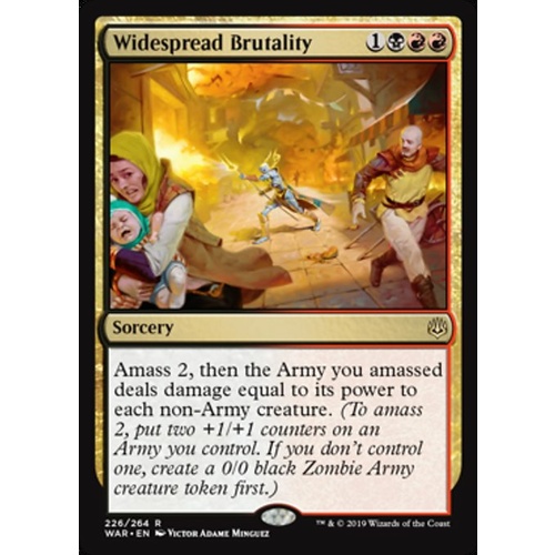 Widespread Brutality FOIL - WAR