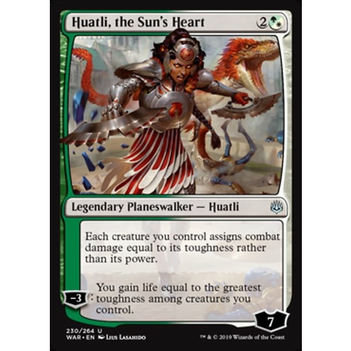 Huatli, the Sun's Heart FOIL - WAR