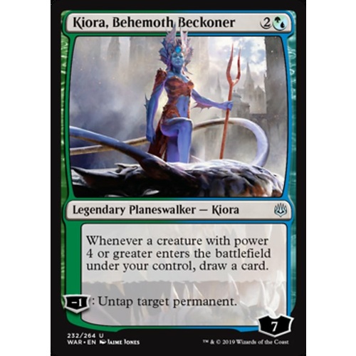 Kiora, Behemoth Beckoner FOIL - WAR