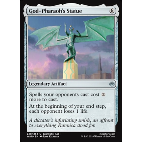 God-Pharaoh's Statue FOIL - WAR