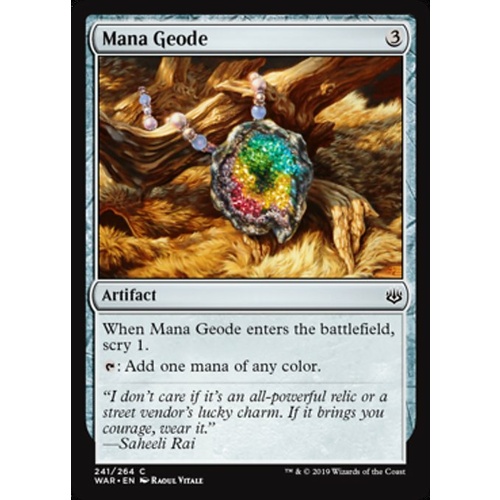 Mana Geode FOIL - WAR