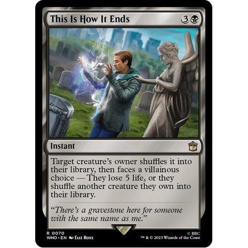 This Is How It Ends - WHO