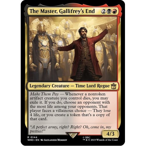The Master, Gallifrey's End - WHO