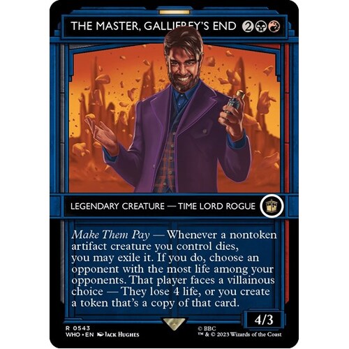 The Master, Gallifrey's End (Showcase) - WHO