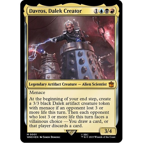 Davros, Dalek Creator FOIL - WHO