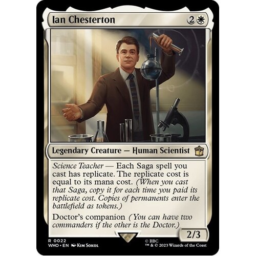 Ian Chesterton FOIL - WHO