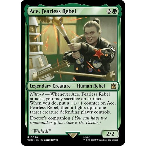 Ace, Fearless Rebel FOIL - WHO