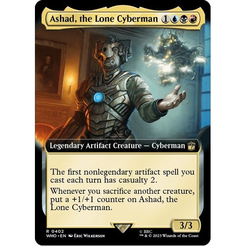 Ashad, the Lone Cyberman (Extended Art) FOIL - WHO