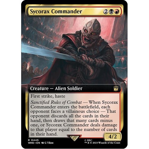Sycorax Commander (Extended Art) FOIL - WHO