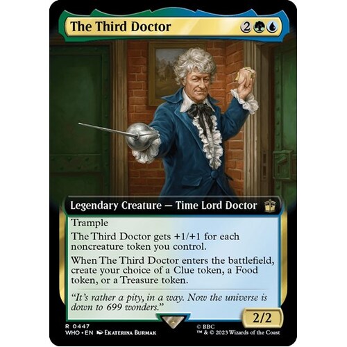 The Third Doctor (Extended Art) FOIL - WHO