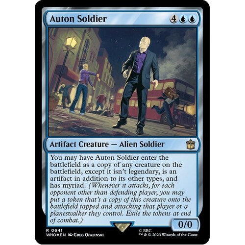 Auton Soldier (Surge Foil) FOIL - WHO