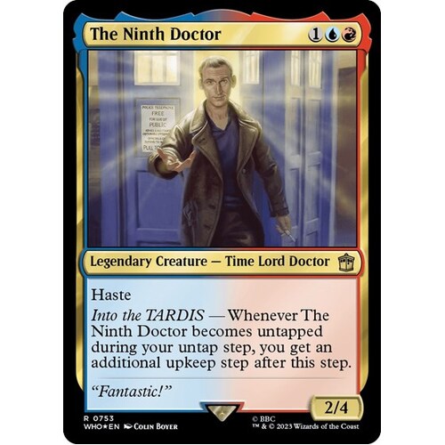 The Ninth Doctor (Surge Foil) FOIL - WHO