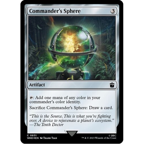 Commander's Sphere (Surge Foil) FOIL - WHO