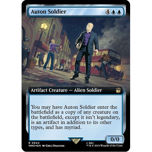 Auton Soldier (Extended Art) (Surge Foil) FOIL - WHO