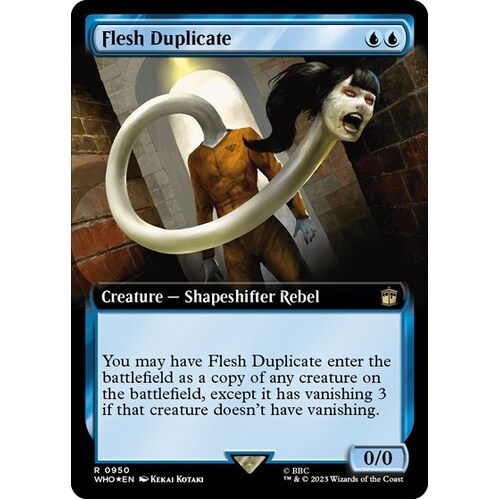 Flesh Duplicate (Extended Art) (Surge Foil) FOIL - WHO