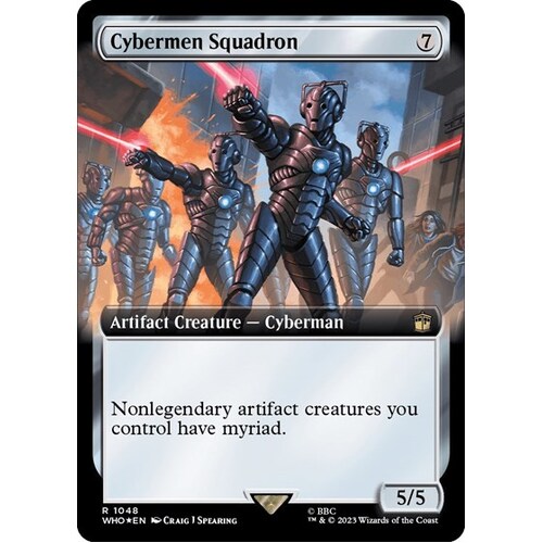 Cybermen Squadron (Extended Art) (Surge Foil) FOIL - WHO