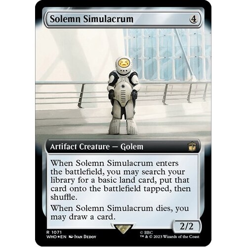 Solemn Simulacrum (Extended Art) (Surge Foil) FOIL - WHO