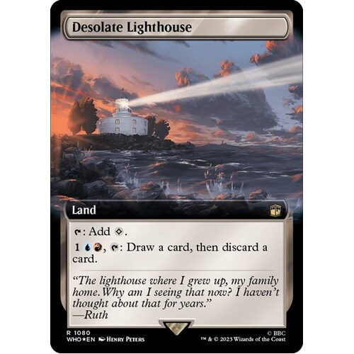 Desolate Lighthouse (Extended Art) (Surge Foil) FOIL - WHO
