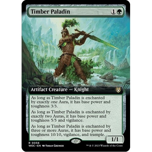 Timber Paladin (Extended Art) - WOC