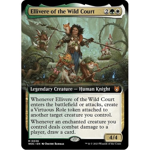 Ellivere of the Wild Court (Extended Art) FOIL - WOC