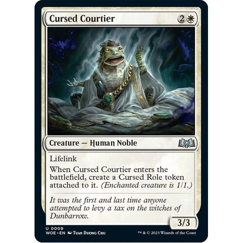 Cursed Courtier FOIL - WOE