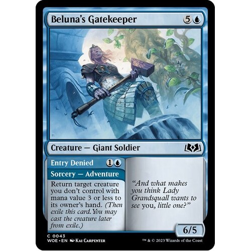 Beluna's Gatekeeper FOIL - WOE