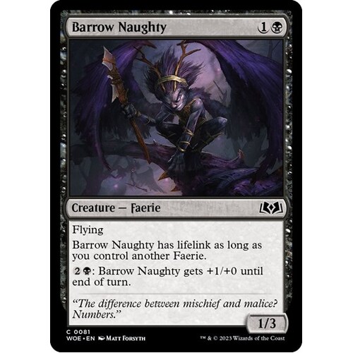 Barrow Naughty FOIL - WOE