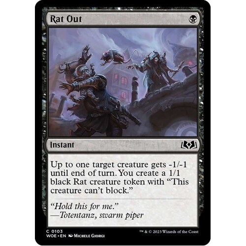 Rat Out FOIL - WOE