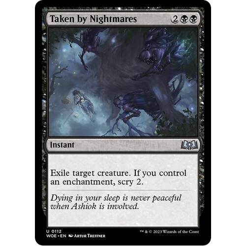 Taken by Nightmares FOIL - WOE