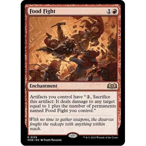 Food Fight FOIL - WOE