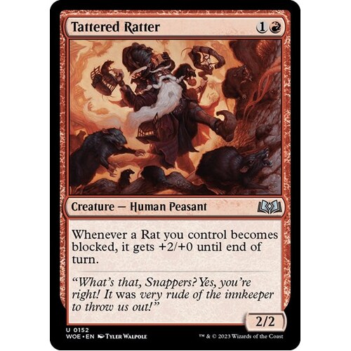 Tattered Ratter FOIL - WOE