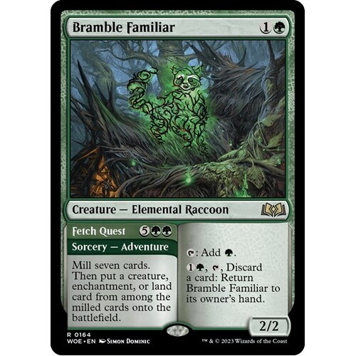 Bramble Familiar FOIL - WOE