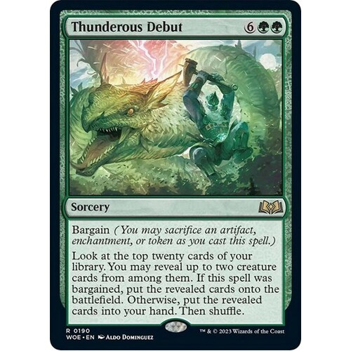 Thunderous Debut FOIL - WOE