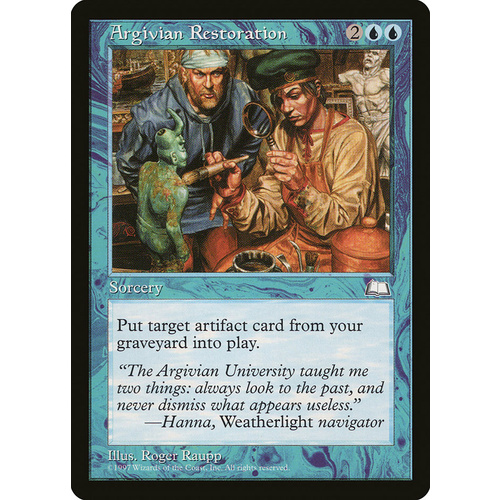 Argivian Restoration - WTH