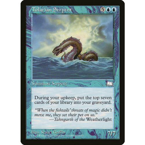 Tolarian Serpent - WTH