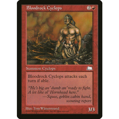 Bloodrock Cyclops - WTH