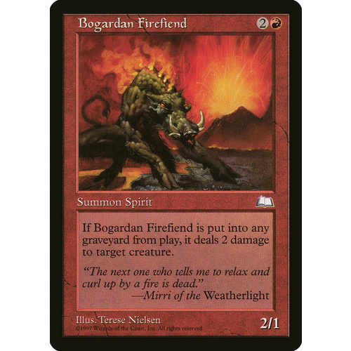 Bogardan Firefiend - WTH