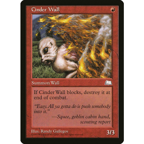 Cinder Wall - WTH
