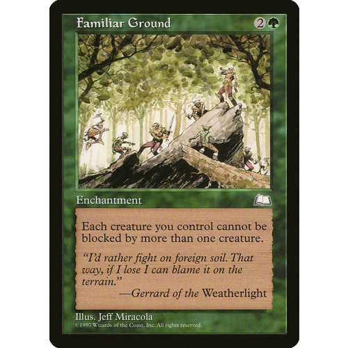 Familiar Ground - WTH